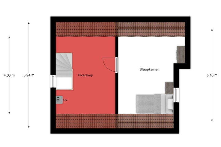 Plattegrond – Dorpsstraat 4, Neerkant