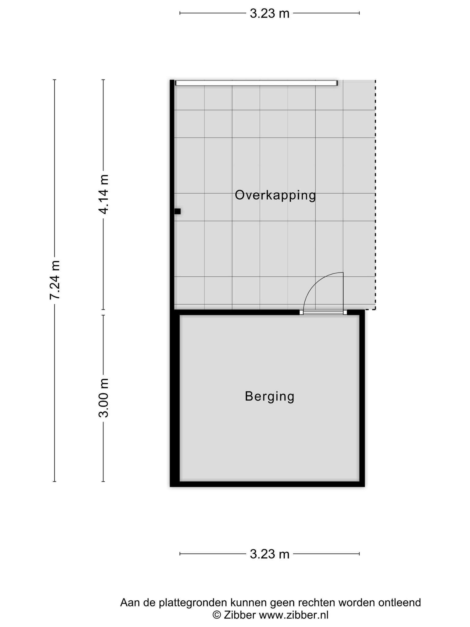 Plattegrond 4 - Dorpsstraat 57, Nispen