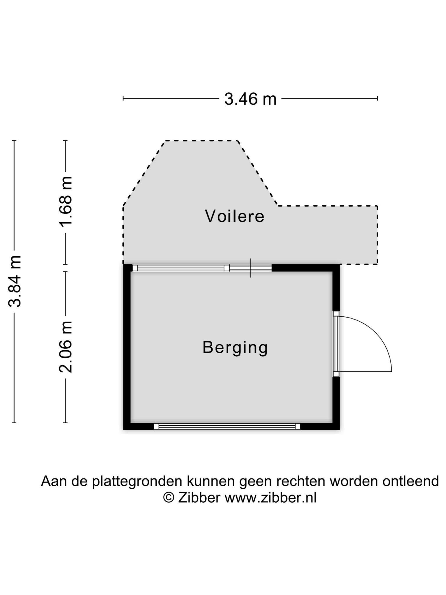 Plattegrond 5 - Dorpsstraat 57, Nispen