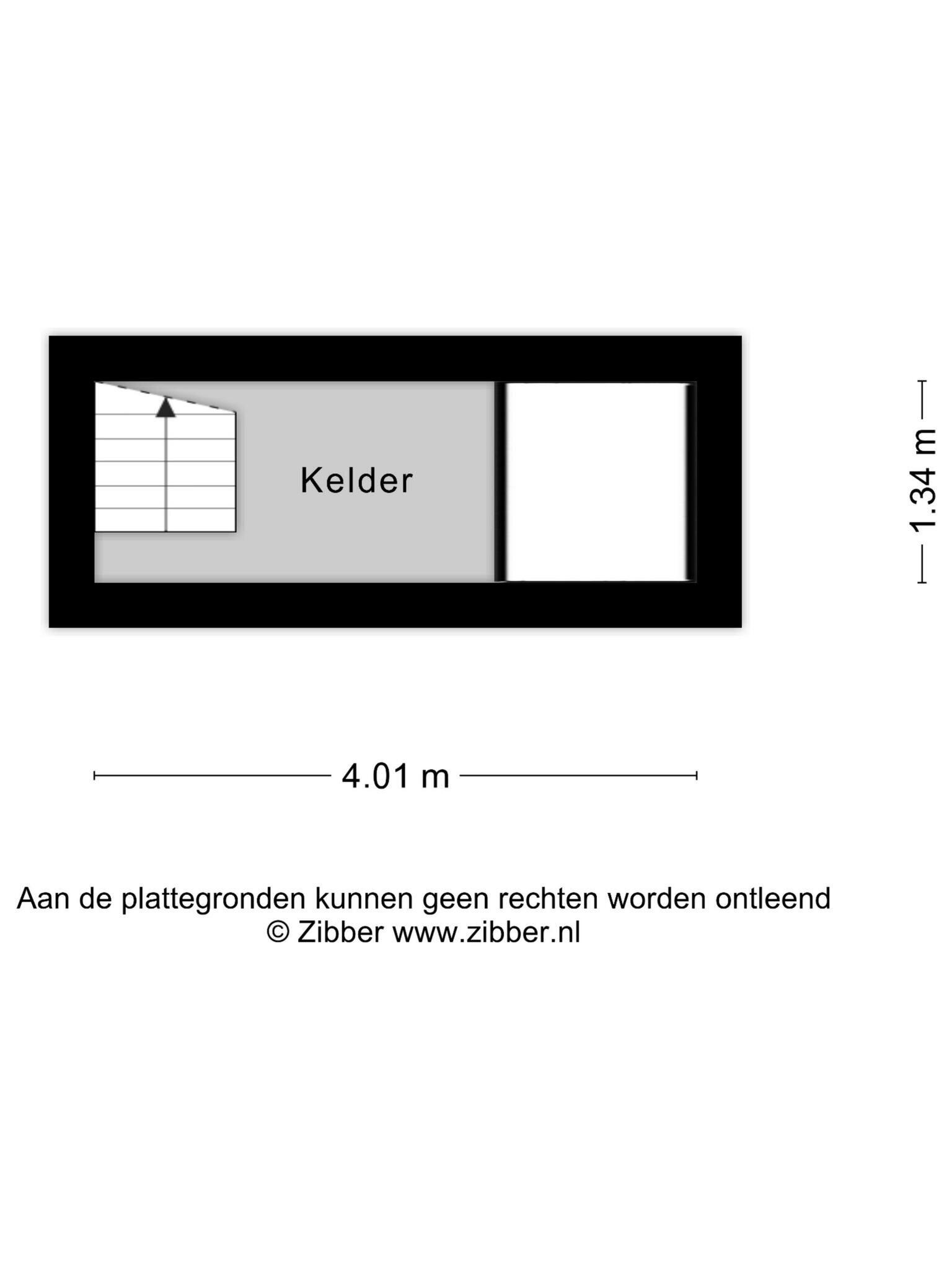 Plattegrond 7 - Dorpsstraat 57, Nispen