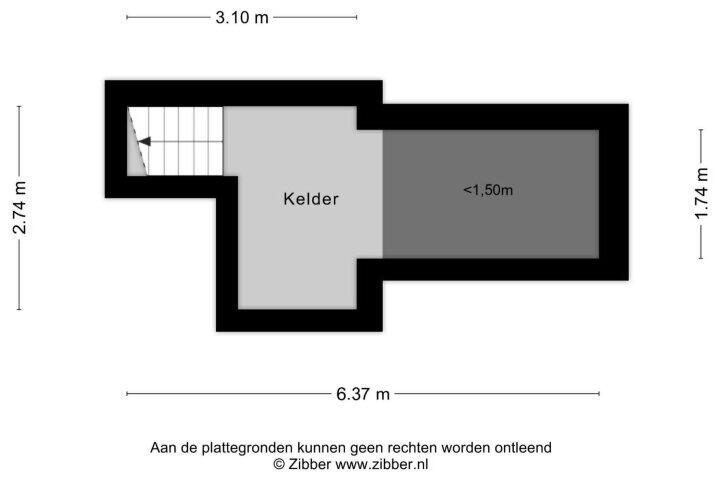 Plattegrond – Dorpsstraat 43, Moordrecht