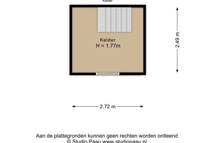 Plattegrond – Dorpsstraat 55, Hernen