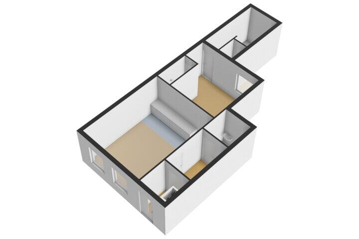 Plattegrond – Dorpsstraat 61, Moordrecht