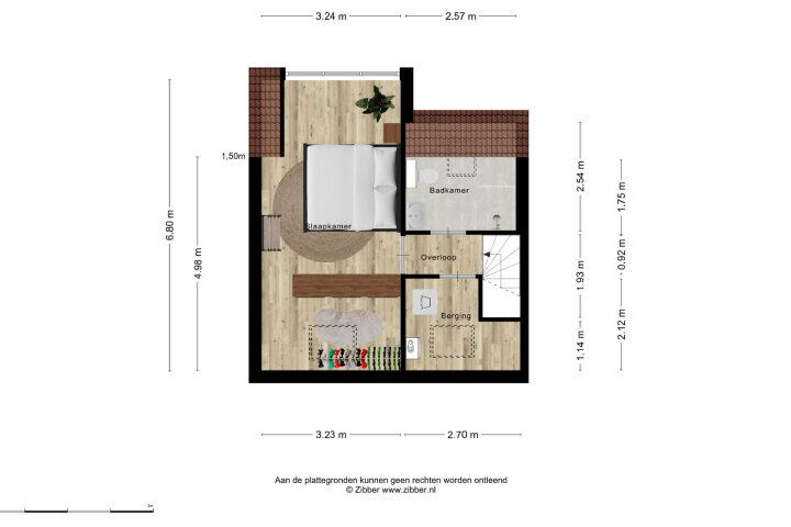 Plattegrond – Dorpstraat 19 A3, Ulvenhout