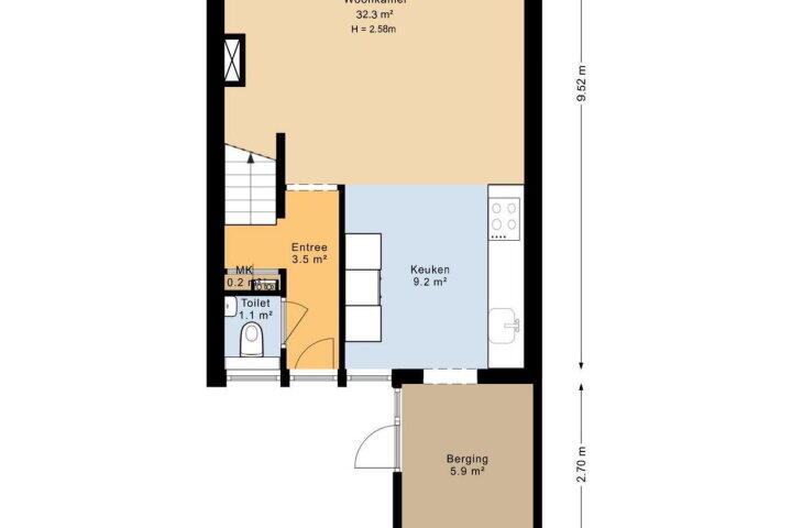 Plattegrond – Dorth 21, Roden