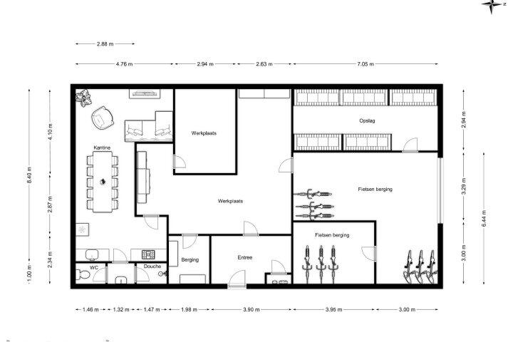Plattegrond – Drachtster Heawei 96, De Wilgen