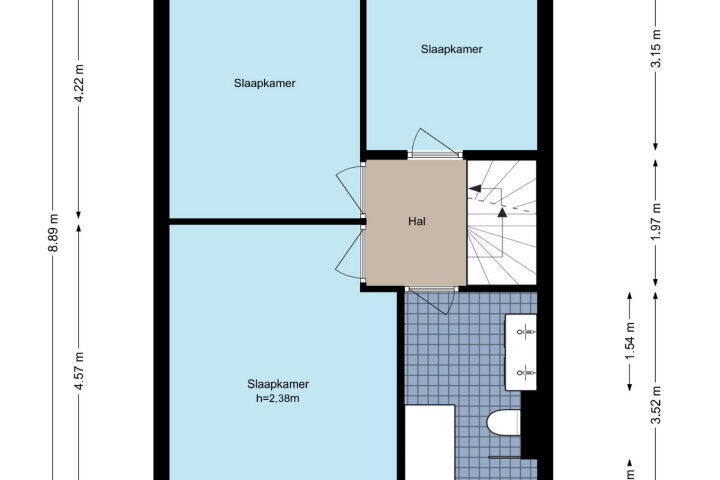 Plattegrond – Dr. Alphons Ariënsstraat 6, Amstelveen