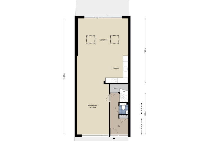 Plattegrond – Dr. Alphons Ariënsstraat 6, Amstelveen