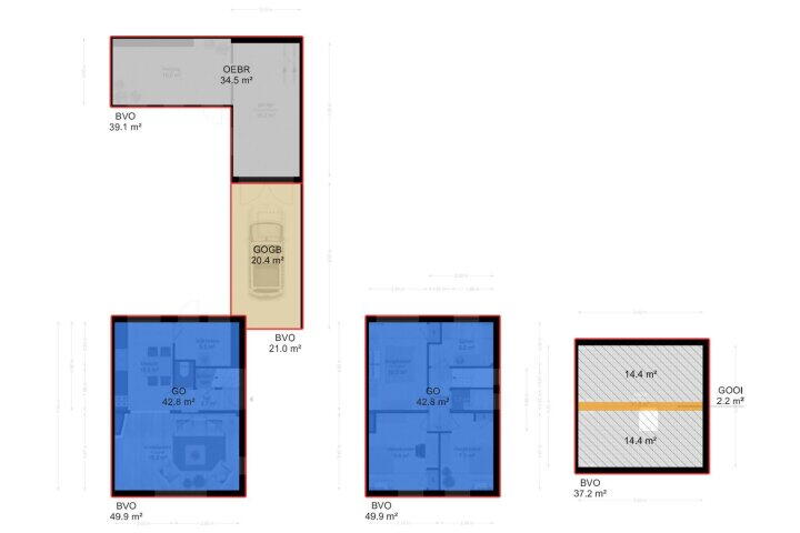 Plattegrond – Dr Brevéestraat 67, Bunnik
