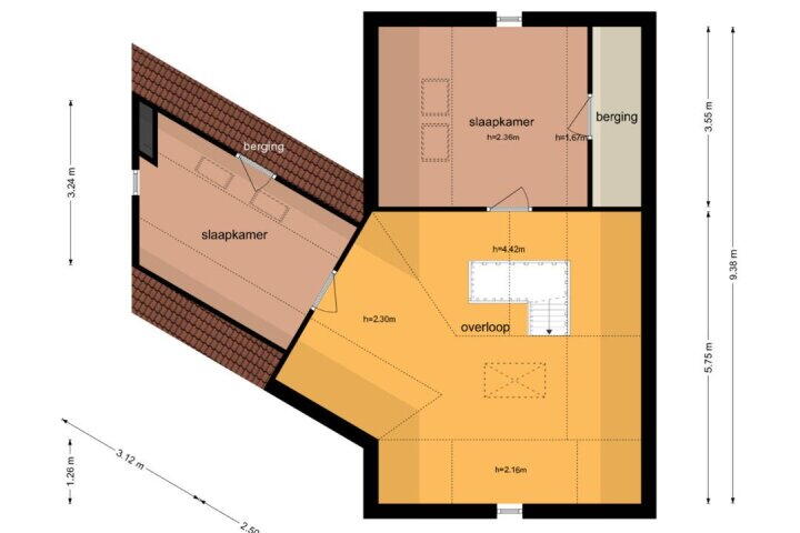 Plattegrond – Dr. E.J. Roelfsemalaan 2, Meppel