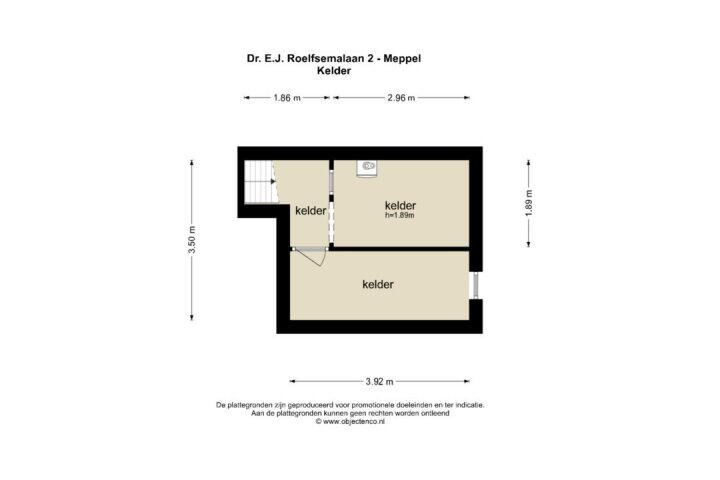 Plattegrond – Dr. E.J. Roelfsemalaan 2, Meppel