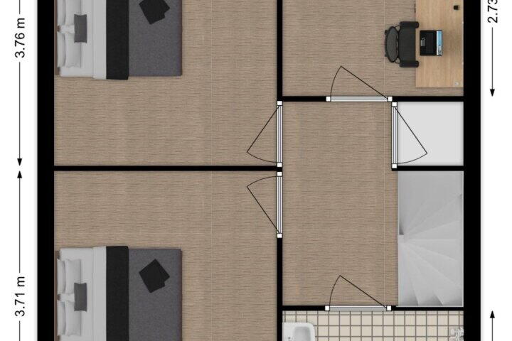 Plattegrond – Dokter Hiemstralaan 103, Gorinchem