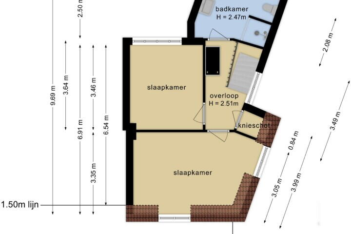 Plattegrond – Driehuizerweg 330, Nijmegen