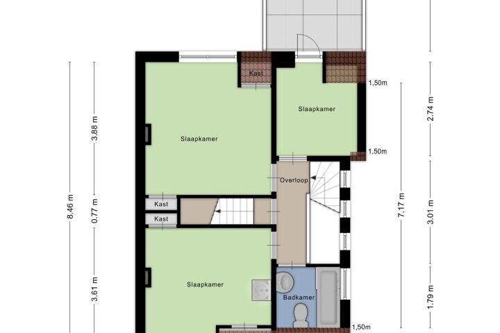 Plattegrond – Driehuizerweg 390, Nijmegen