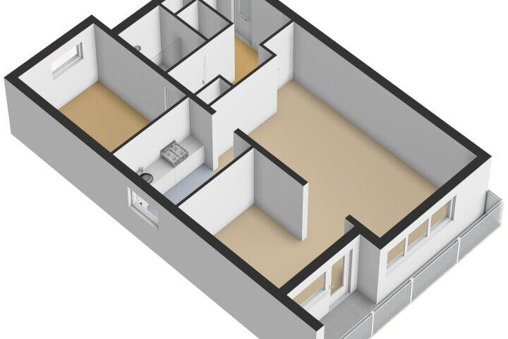 Plattegrond – Drieoortsput 16, Heerlen