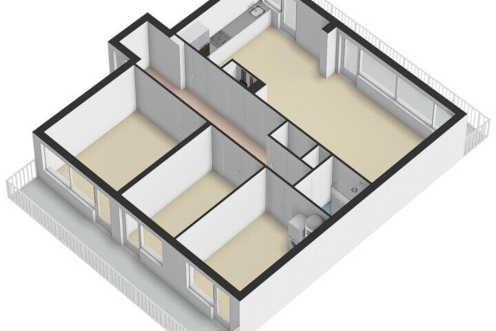 Plattegrond – Dr. Ir. Bungestraat 63, Heerlen