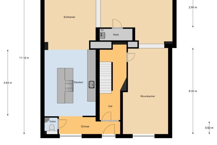 Plattegrond – Dr. Nolensstraat 10 a, Bocholtz
