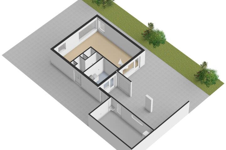 Plattegrond – Dross Banensstraat 1, Elsloo