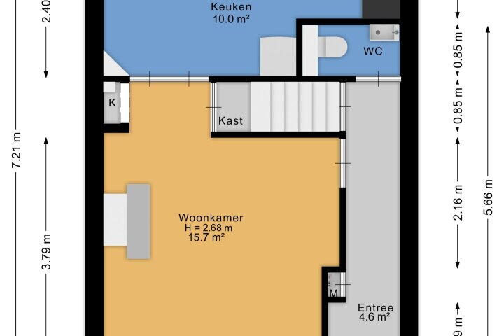 Plattegrond – Drost IJsermansingel 6, Moordrecht