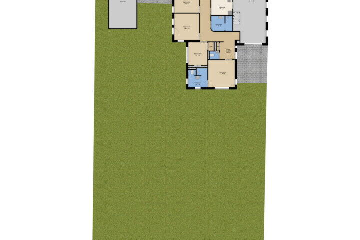 Plattegrond – Drouwenerstraat 1, Bronnegerveen