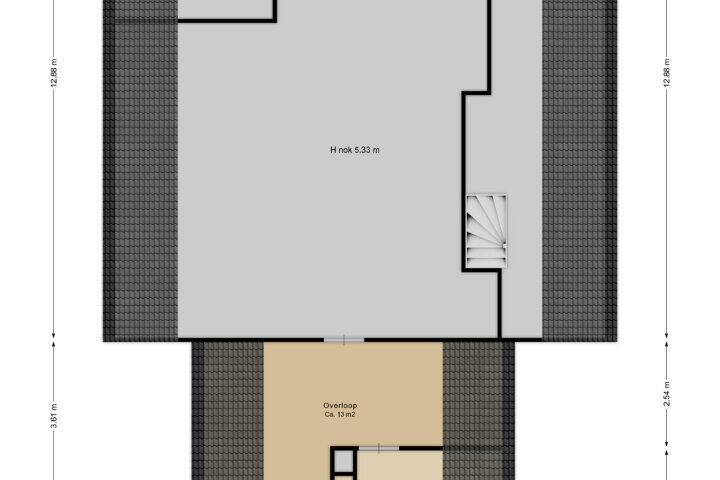 Plattegrond – Drouwenerstraat 1, Bronnegerveen