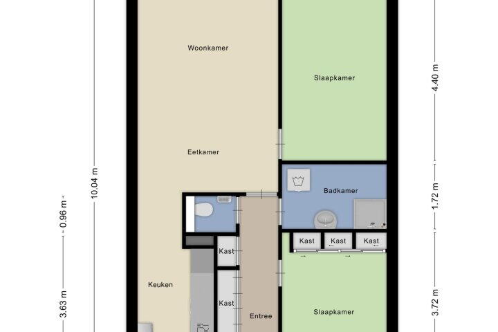 Plattegrond – Dr. Willem Dreessingel 257, Arnhem