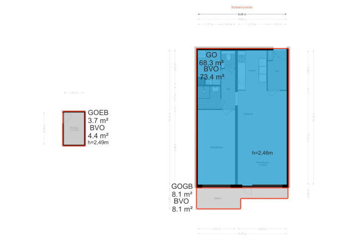 Plattegrond – Dr. Willem Dreesweg 510, Amstelveen