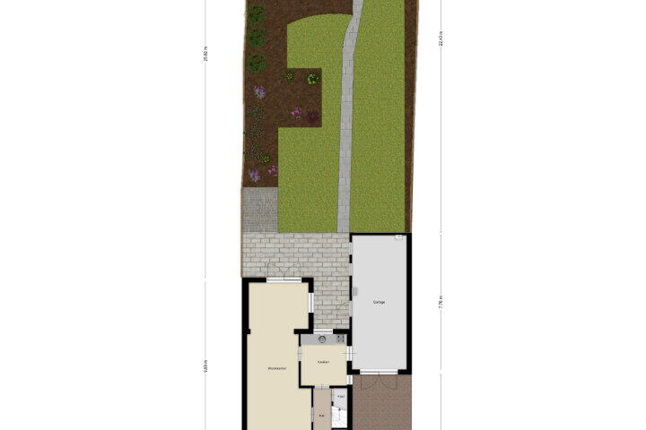 Plattegrond – Ds Israëlstraat 41, Bemmel