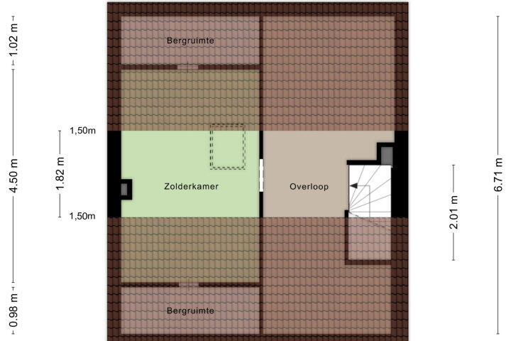 Plattegrond – Ds Israëlstraat 41, Bemmel