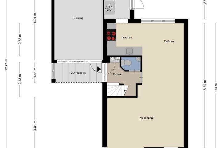 Plattegrond – Duifkruid 45, Swifterbant