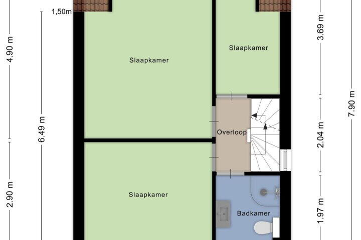 Plattegrond – Duim 48, Beuningen Gld