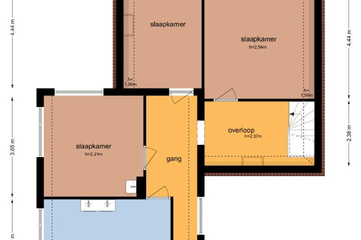 Plattegrond – Duinerlaan 5, Eelde