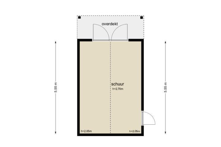 Plattegrond – Duinerlaan 5, Eelde