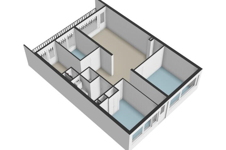 Plattegrond – Duivelandselaan 47, Amstelveen