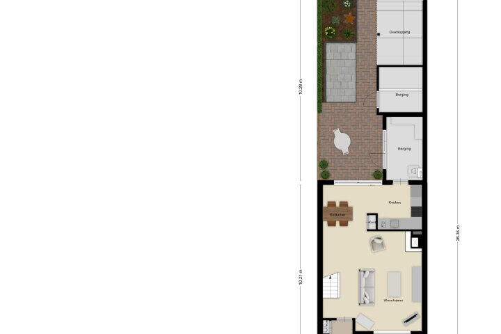 Plattegrond – Duiventoren 193, Oudenbosch