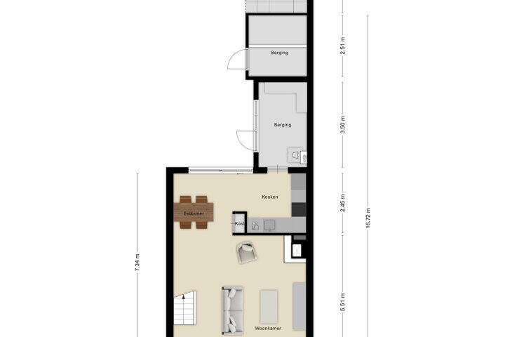 Plattegrond – Duiventoren 193, Oudenbosch