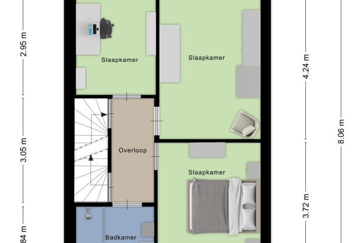Plattegrond – Duiventoren 193, Oudenbosch