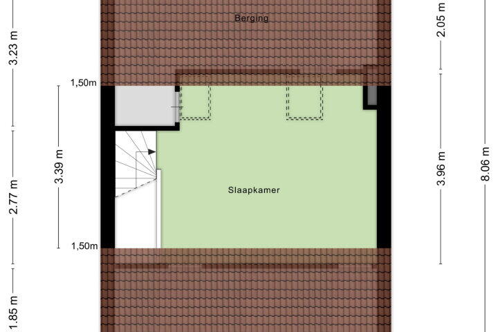 Plattegrond – Duiventoren 193, Oudenbosch