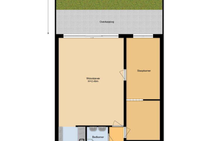 Plattegrond – Du Meelaan 394, Zoetermeer