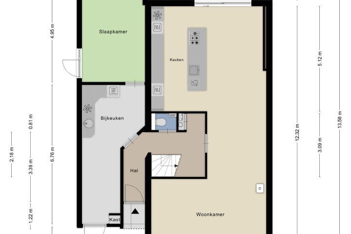 Plattegrond – Duurschenlaan 27, Gieten