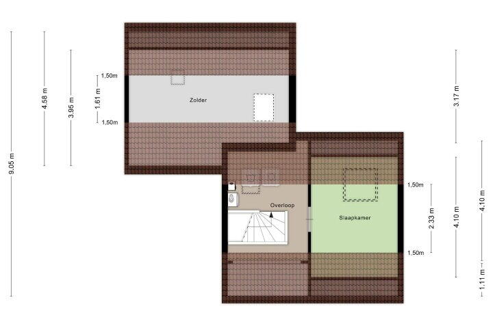 Plattegrond – Duurschenlaan 27, Gieten