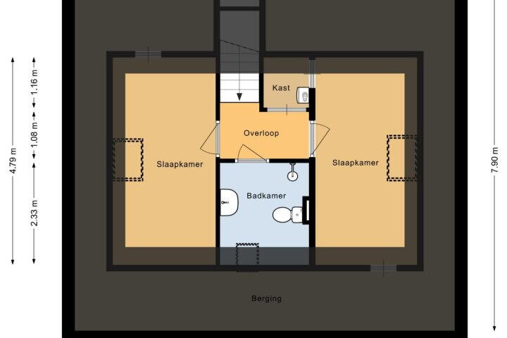 Plattegrond – Dwergvinvis 28, Heerhugowaard