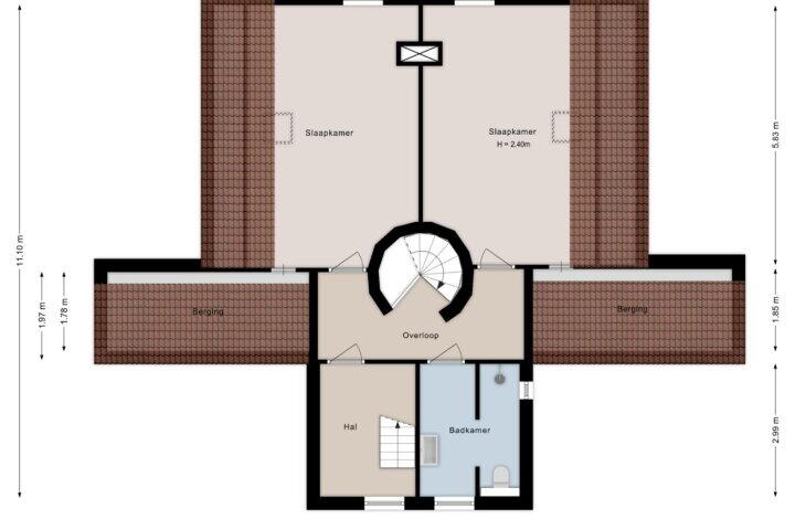 Plattegrond – Dwingelderdijk 35 b, Dwingeloo