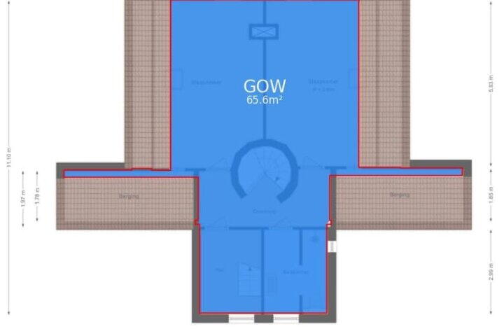 Plattegrond – Dwingelderdijk 35 b, Dwingeloo