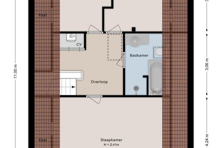 Plattegrond – Dynselakker 10, Steenwijk