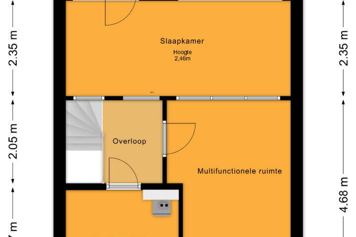 Plattegrond – Edelhertweg 93, Almere