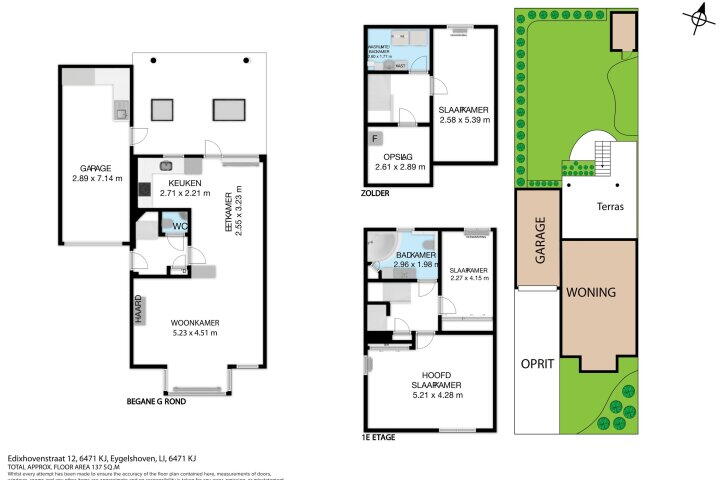Plattegrond – Edixhovenstraat 12, Eygelshoven