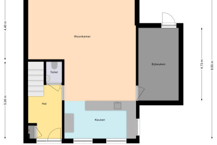 Plattegrond – Eegracht 15, IJlst