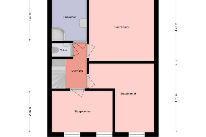 Plattegrond – Eegracht 15, IJlst
