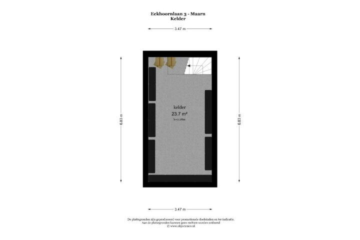 Plattegrond – Eekhoornlaan 3, Maarn